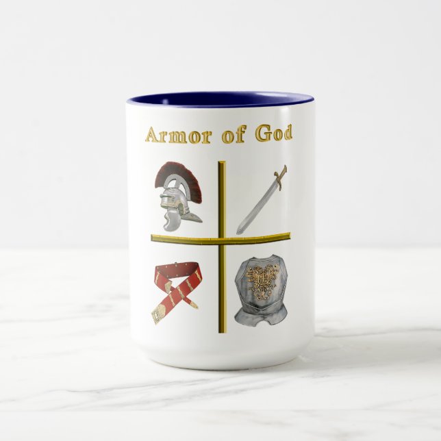 Armure de Dieu produits Mug (Centre)