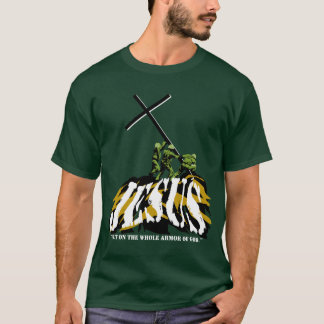 Armure entière de Dieu, T-shirt vert-foncé