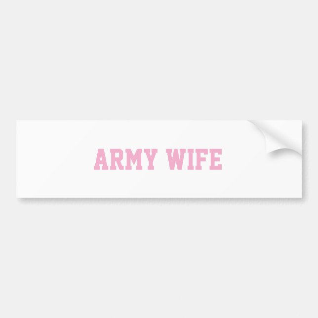 Army wife sticker (Devant)