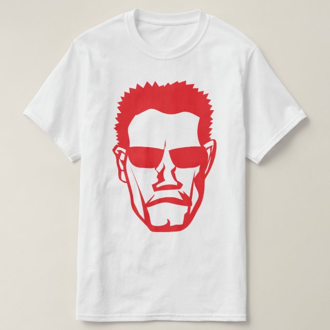 Arnold Standing Photo Sculpture T-Shirt (Design devant)