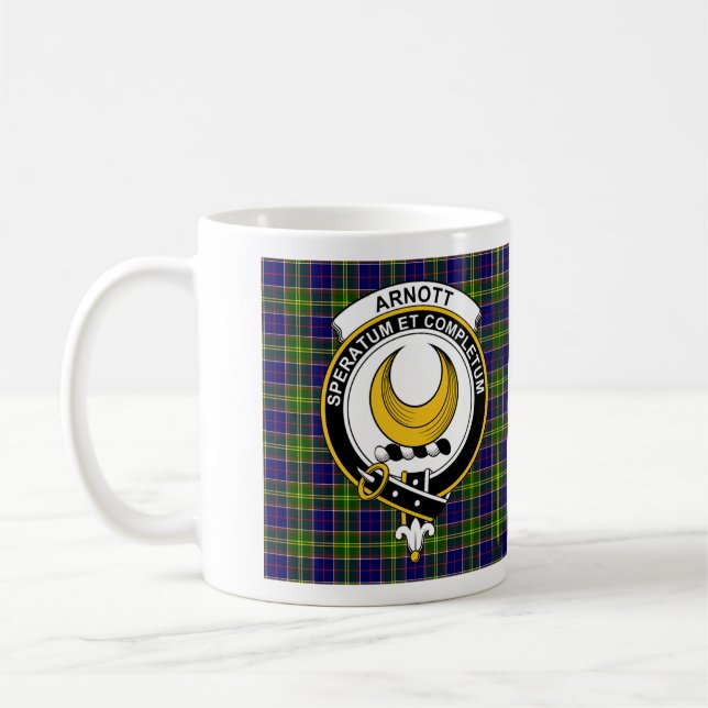 Arnott Clan Badge Coffee Mug - taille 11oz (Gauche)