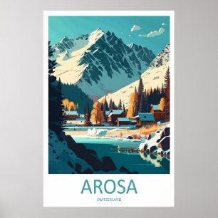 Arosa Affiche de voyage vintage Parc national de s