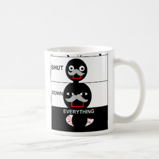 Arrêté tout tasse de café