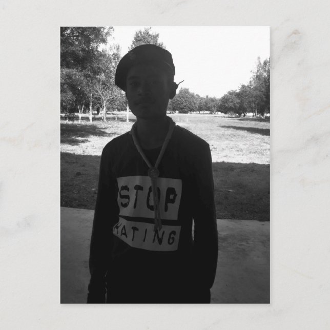 ARRÊTER LA CARTE Postale (Devant)