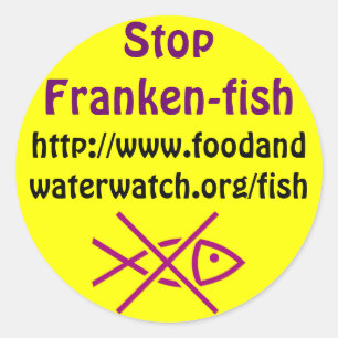 arrêter les autocollants de franken-fish