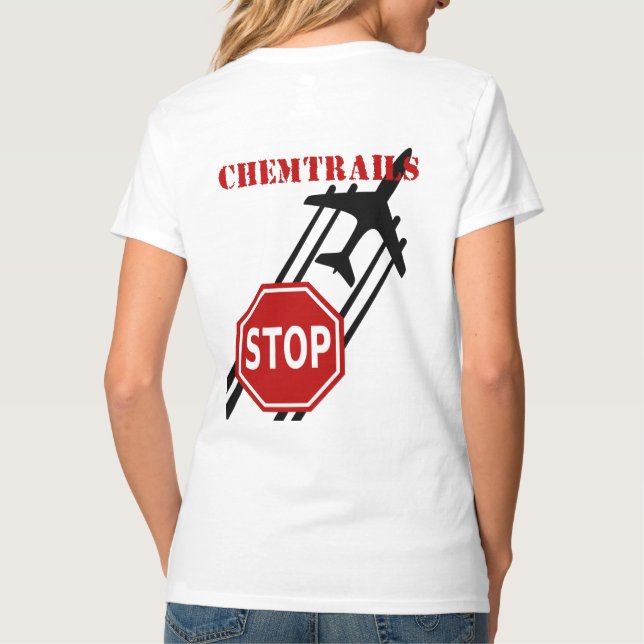 Arrêtez Chemtrails tshirt (Dos)