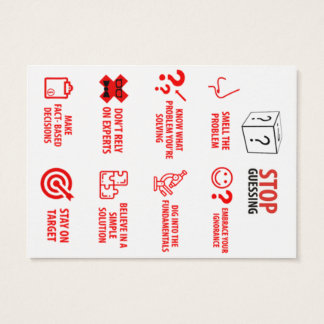 Arrêtez de deviner la carte de poche, 2,5 pouces x