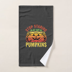 Arrêtez De Regarder Mes Citrouilles Halloween Drôl