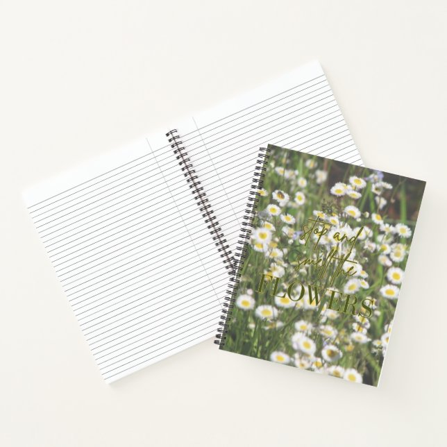 Arrêtez Et Sentez Le Carnet Des Fleurs (Intérieur)