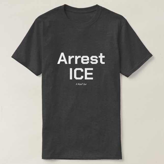 Arrêtez ICE - Un T-shirt MisterP (Design devant)
