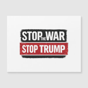 Arrêtez la guerre, arrêtez Trump