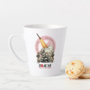 Arrêtez la guerre Mug à Latte