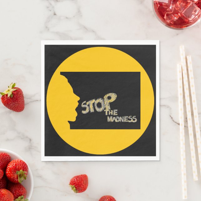 Arrêtez la serviette en papier de folie (En situation)