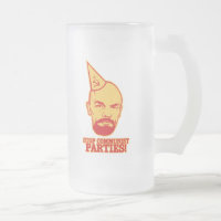 Arrêtez la tasse de bière de partis communistes