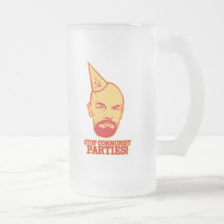Arrêtez la tasse de bière de partis communistes
