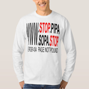 Arrêtez le T-shirt SOPA & PIPA
