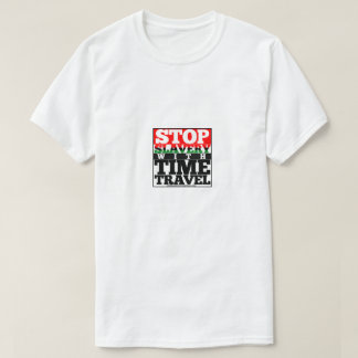 Arrêtez l'esclavage avec le T-shirt des hommes de