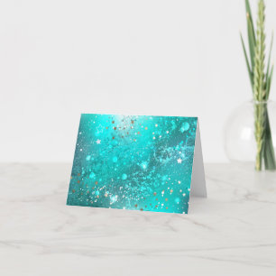 Arrière - plan à huile Turquoise de la menthe