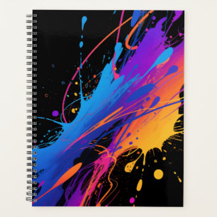 Arrière - plan Abstrait de peinture colorée