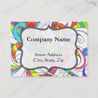 Arrière - plan abstrait floral de carte de visite