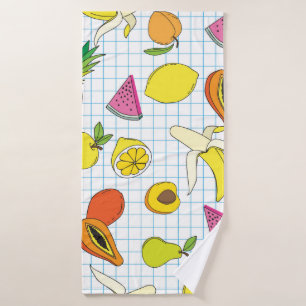 Arrière - plan aux fruits juteux. Patte de fruits
