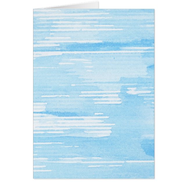 Arrière - plan bleu abstrait d'aquarelle, texture (Devant)