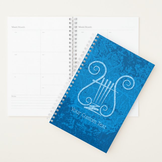 Arrière - plan Blue Lyre (Devant avec enveloppe)