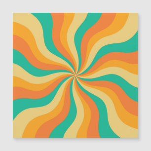 Arrière - plan coloré Retro les années 70 Sunburst