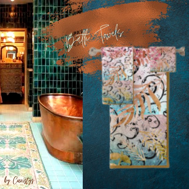 Arrière - plan d'aquarelle multicolore Ornate (Créateur téléchargé)