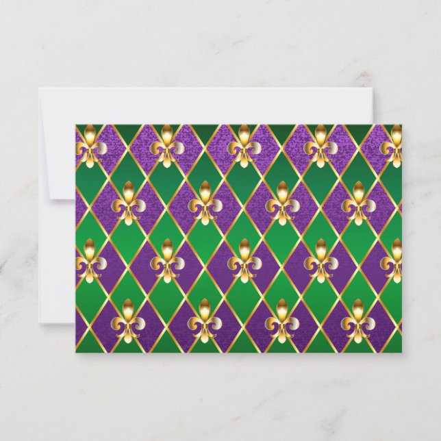 Arrière - plan de bijoux Mardi Gras (Devant)