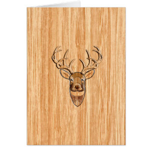 Arrière - plan de bois de cerf de queue blanche