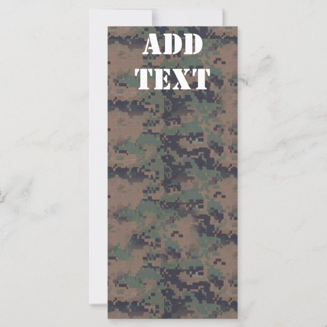 Arrière - plan de bois numérique militaire (Devant)