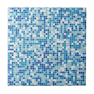 Arrière - plan de carreaux bleus