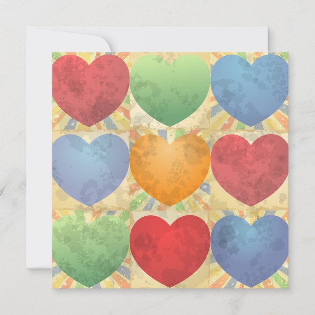 Arrière - plan de coeur (Devant)