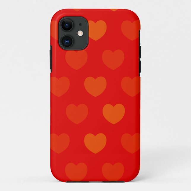 Arrière - plan de coeur, iPhone 5 coque (Dos)