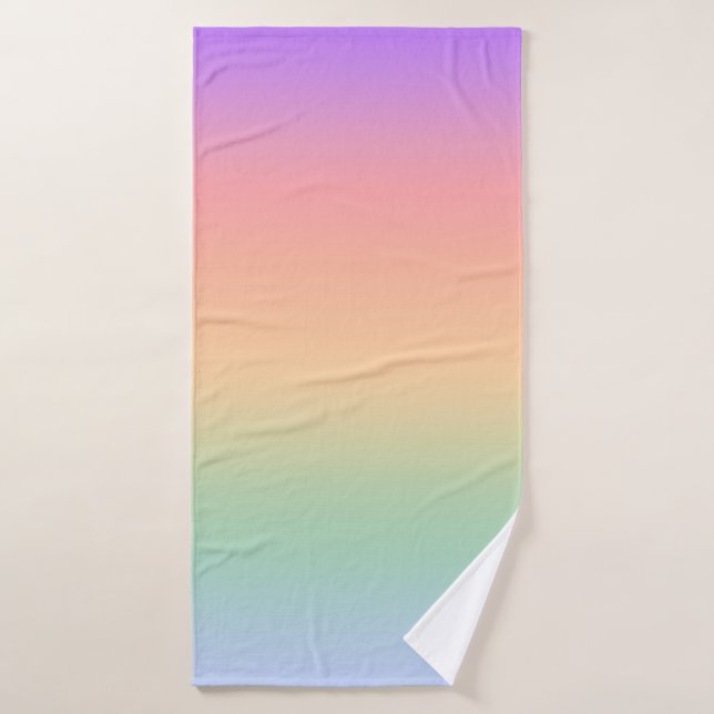 Arrière - plan de dégradé de couleur arc-en-ciel (Serviette de bain)