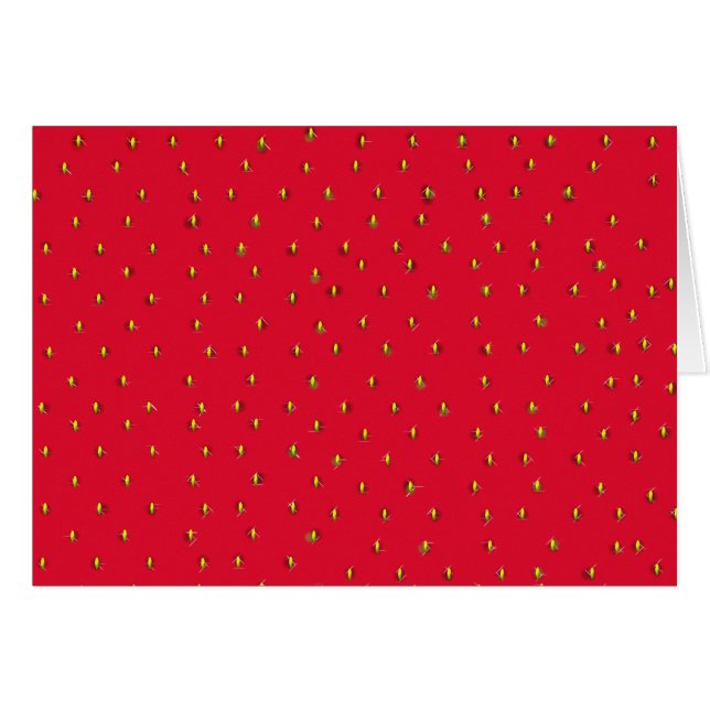 Arrière - plan de fraise drôle rouge (Devant horizontal)