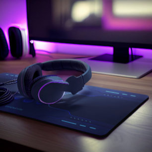 arrière - plan de jeu géométrique noir et bleu coo