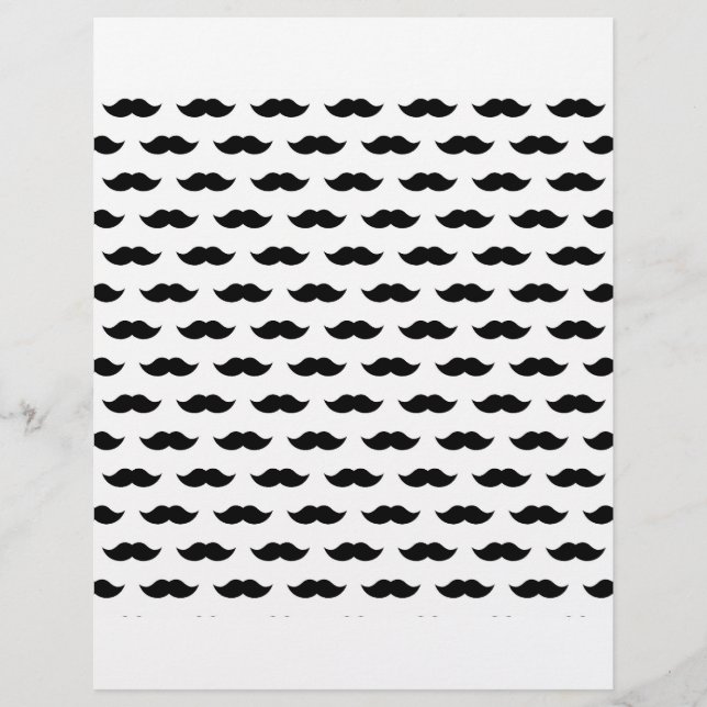 Arrière - plan de la moustache noire (Devant)