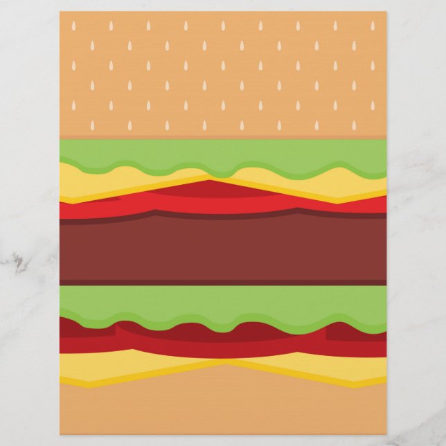 Arrière - plan de l'heure du burger vectoriel (Devant)