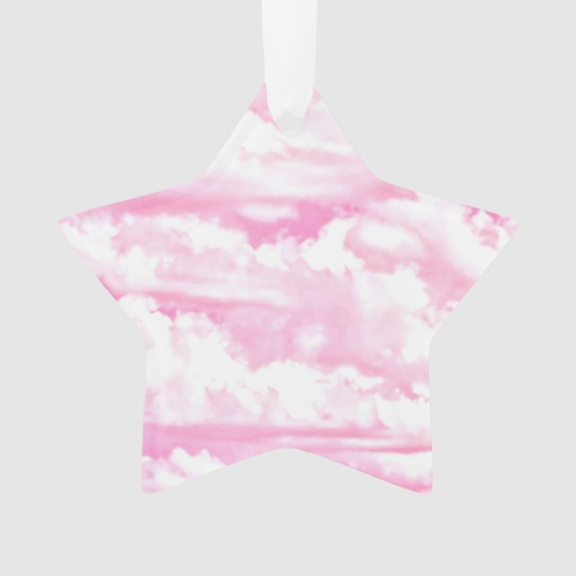 Arrière - plan de mode des nuages roses (devant)