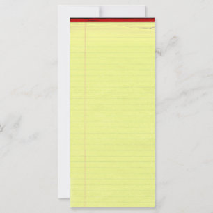 Arrière - plan de papier d'école jaune