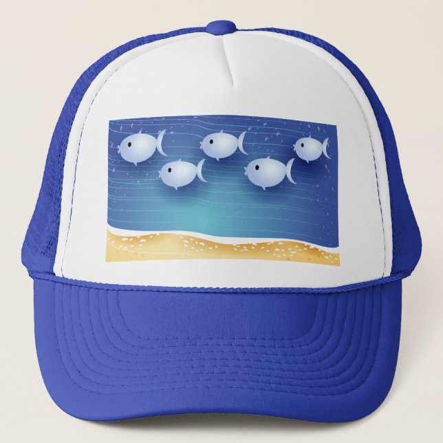 Arrière - plan de plage, casquette (Devant)