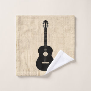 Arrière - plan de script d'art guitare acoustique
