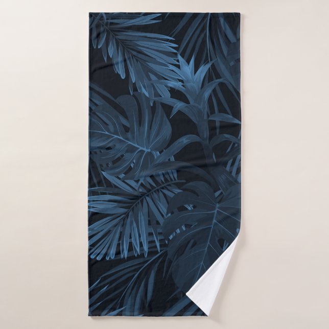 Arrière - plan de vrctor tropical exotique avec pl (Serviette de bain)