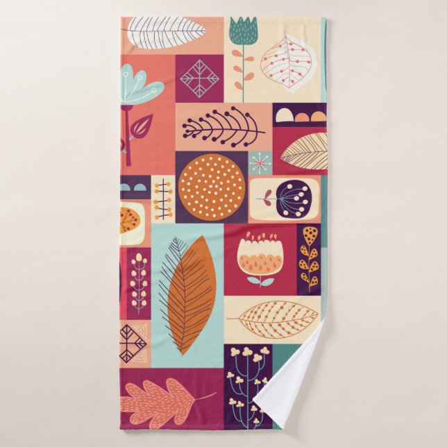 Arrière - plan décoratif (Serviette de bain)