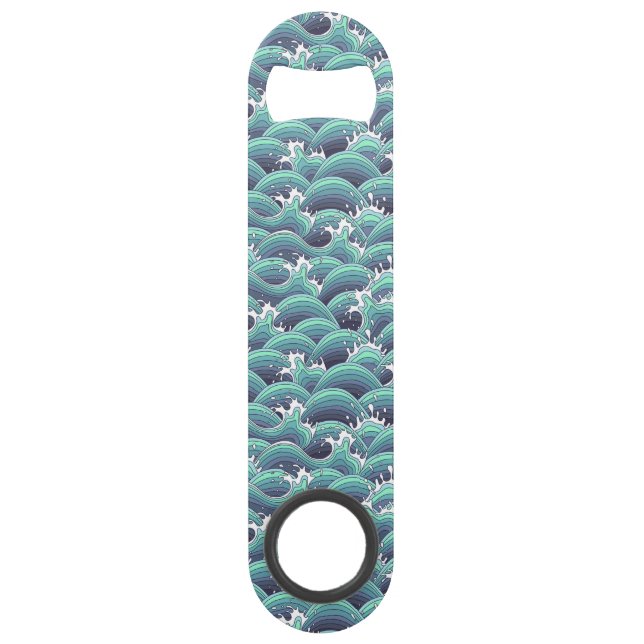 Arrière - plan décoratif de vague de mer (Devant)