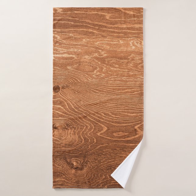 Arrière-plan en bois foncé, texture, table, bac (Serviette de bain)