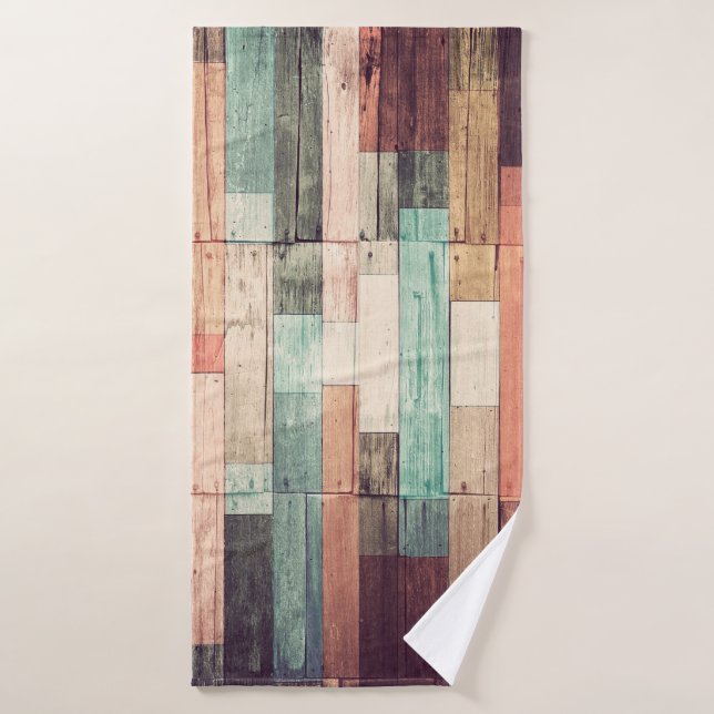 Arrière - plan en bois. Vintage wallpaperbackgro (Serviette de bain)