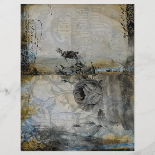 Arrière - plan floral en détresse